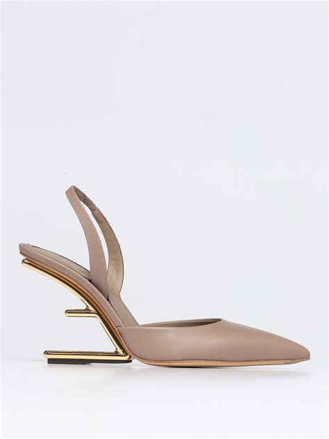 fendi high heels sandal|Fendi high heel slingbacks.